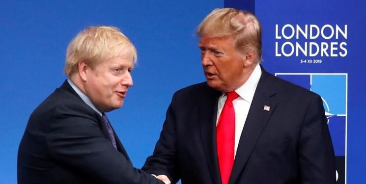 لندن تعویق ملاقات جانسون-ترامپ درپی اختلافات تجاری را تأیید کرد