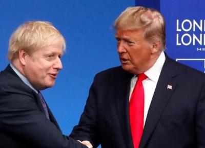 لندن تعویق ملاقات جانسون-ترامپ درپی اختلافات تجاری را تأیید کرد