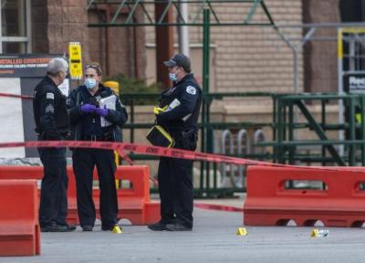 خبرنگاران تیراندازی در شیکاگو یک کشته و هفت زخمی داشت