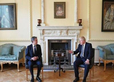 وزیر خارجه آمریکا با نخست وزیر انگلیس دیدار کرد