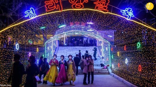 جشنواره نور در پیونگ یانگ