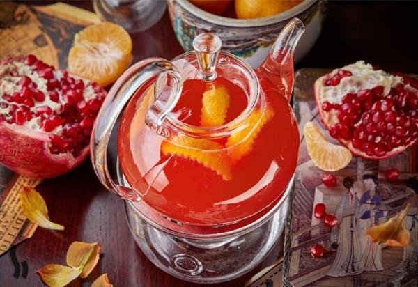 4 طرز تهیه دمنوش پوست انار بدون تلخی 4 طرز تهیه دمنوش پوست انار بدون تلخی